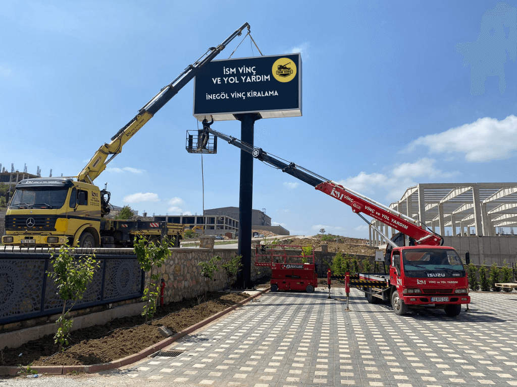 İnegöl Vinç Kiralama ve Yol Yardım Hizmetleri
